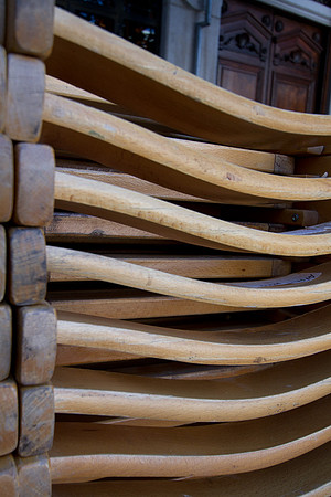 Stacked Chairs