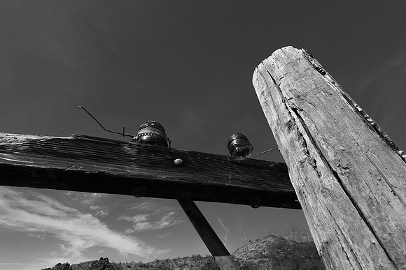 Telephone Pole, Oatman, AZ