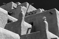 SW American Pueblo style architecture, Inn at Loretto, Santa Fe, NM