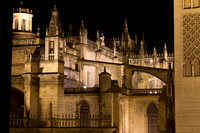 Cathederal de Sevilla at night
