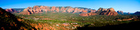 Panorama of Sedona from Airport Lookout