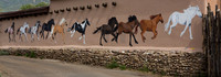 Horse Mural, Ledoux St., Taos, NM