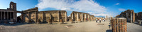 Panorama of Basillica, Pompeii, Italy