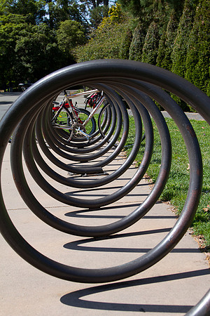 Spiral Bike Rack