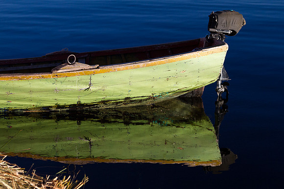 Green boat