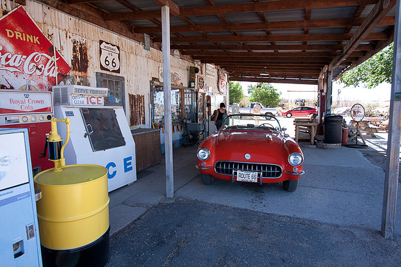 Route 66, Desert Rest stop, Hackberry, AZ