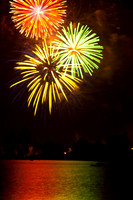 Triple burst Sliding Focus Fireworks
