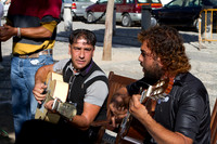 Street musicians, Albaicin area, Granada Spain