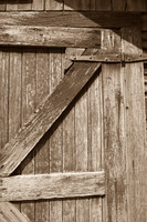 Weathered "Z" Door