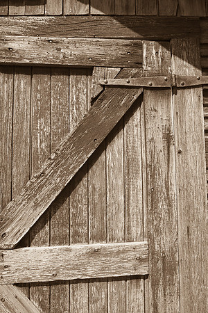 Weathered "Z" Door