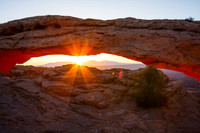 Sunrise Under Mesa Arch
