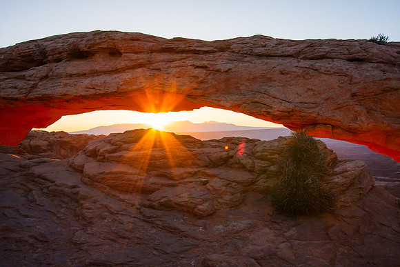 Sunrise Under Mesa Arch