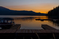 Sunset at Diamond Lake