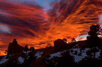 Flaming Sunset over Red Canyon SP, Utah #4