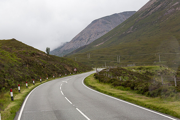 A87 near Sconser, Scotland