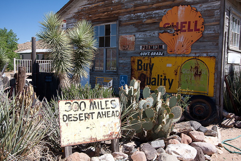 route 66, Desert Rest stop, Hackberry, AZ