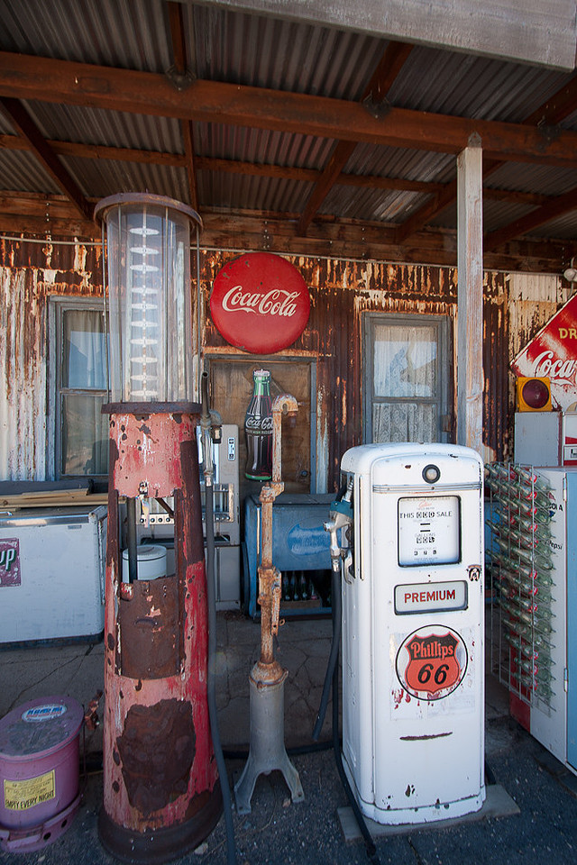 Route 66, Desert Rest stop, Hackberry, AZ