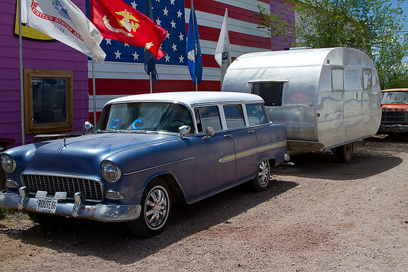 1950's camping, Seligman, AZ
