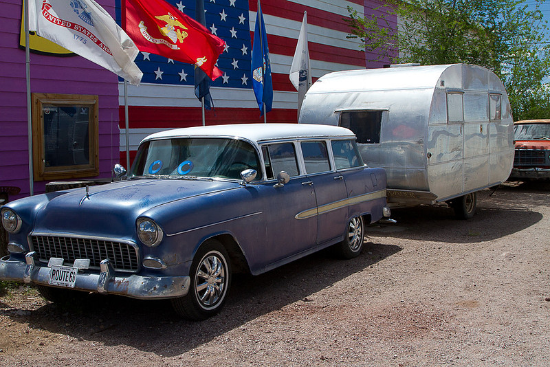 1950's camping, Seligman, AZ