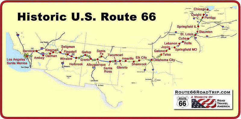 21 Map 9 - Rt-66 Map