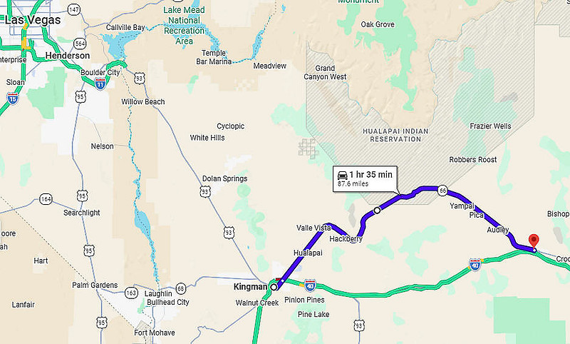 23 Map 11 - Kingman to Seligman