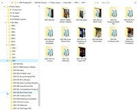 10 LR022 Folders by Windows icons