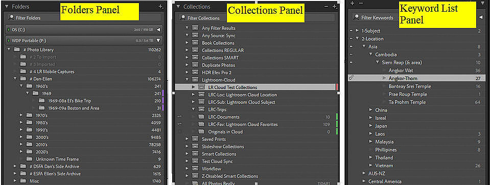 23 LR022 Folder Collection Keyword panels combo
