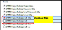 18 Catalog files