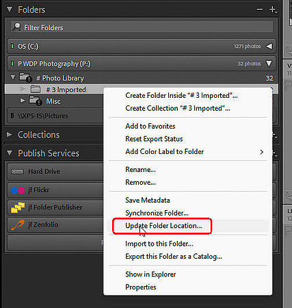06 Update Folder Location