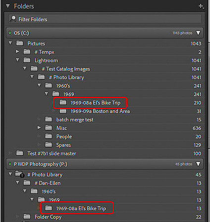 17 Same folder 2 places