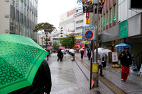 Rainy day in Hachioji Japan