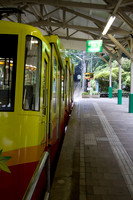 Cable car up Takao mtn
