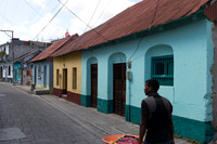 Flores Street vender with Wheelbarrow