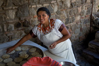 Making Tortillia's in Antigua