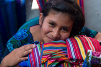 Teen with her work (San Andres ceballos, Guatemala, 2014)