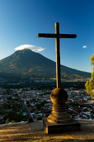 Volcan de Agua and cross #01