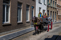 Horse and Carriage.  Bruges, France