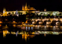 St. Vitus's Cathederal and Prague Castle night