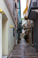 Narrow Nafplion street, Greece