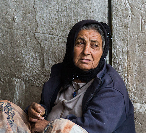 Old woman, Athens Central Market