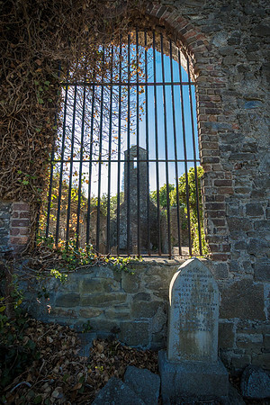 Bell Tower Through the Grate