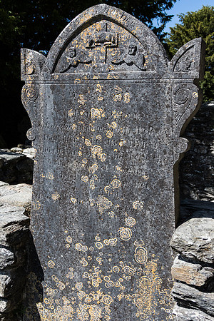 Headstone at Glendalough