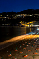 Maiori Beach at night