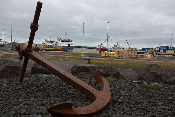 Anchor on display