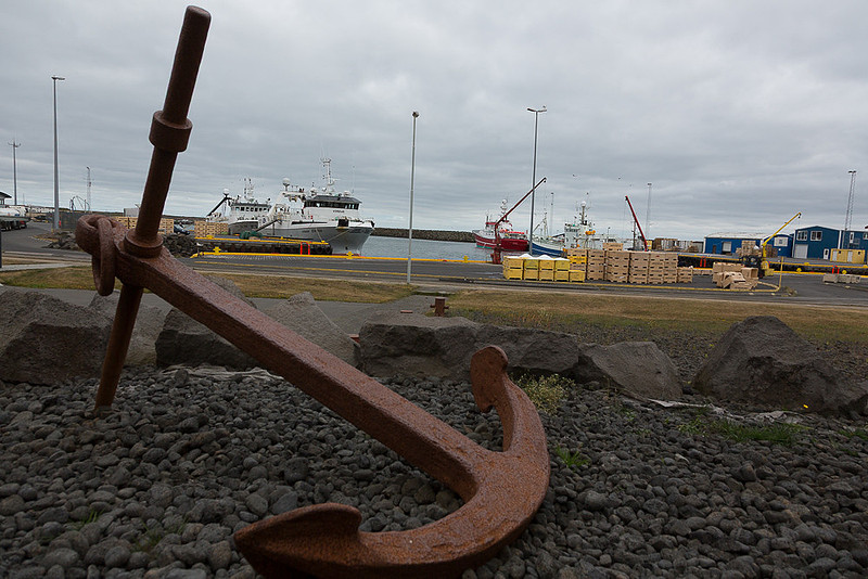 Anchor on display