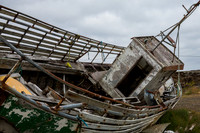 Abandoned fishing boat