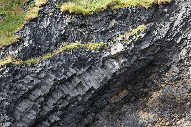 Basalt Columns at Blacksand Beach