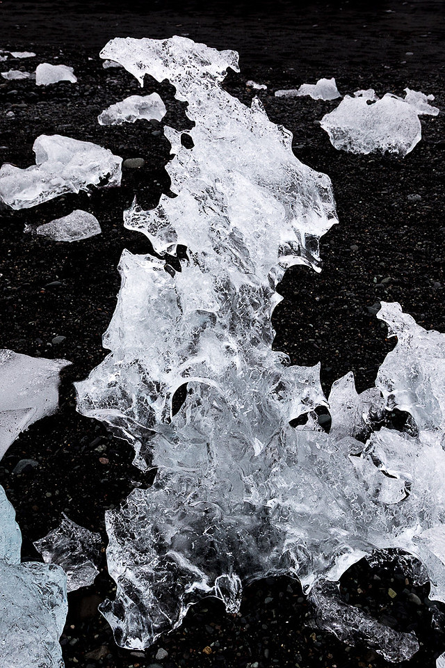 Iceberg on Jökulsárlón Iceberg Beach #10