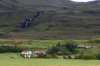 Farms and Waterfalls, Iceland