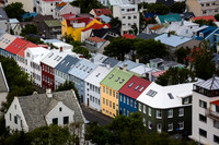 Colorful houses, Reykjavik Streets #1
